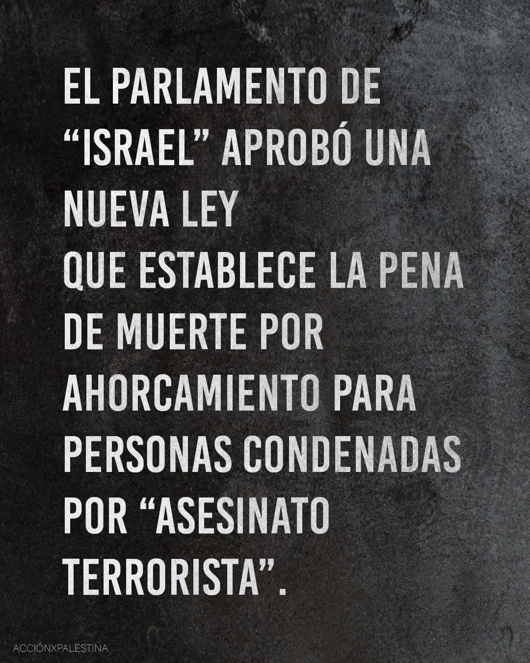 La Ley de Pena de Muerte para "Terroristas" de Israel: Un Análisis Jurídico-Político sobre su Violación del Derecho Internacional